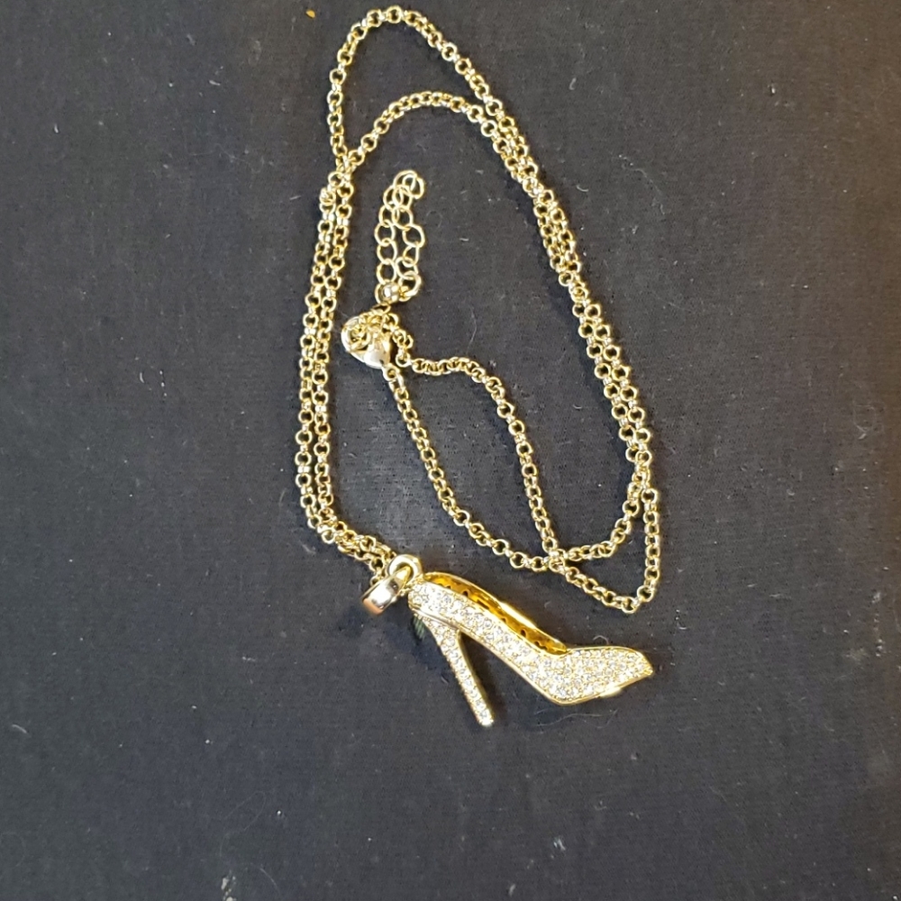 High heel necklace